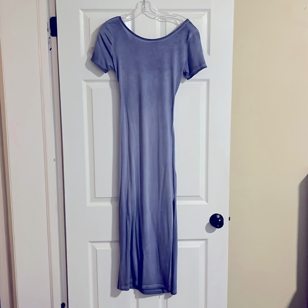 Topshop bodycon twist-back midi dress